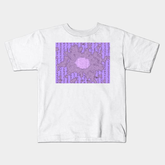 Vintage Purple Splat Kids T-Shirt by Tovers